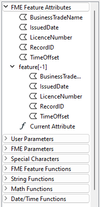 Finding adjacent feature attributes in the Arithmetic Editor